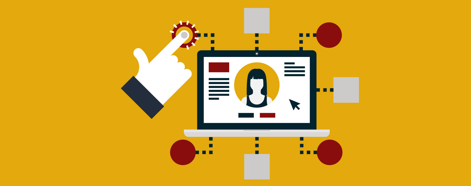 Header image for 'Website Personalization Pt. 1' on a modern background with abstract shapes, highlighting strategies for tailoring website experiences to individual users.