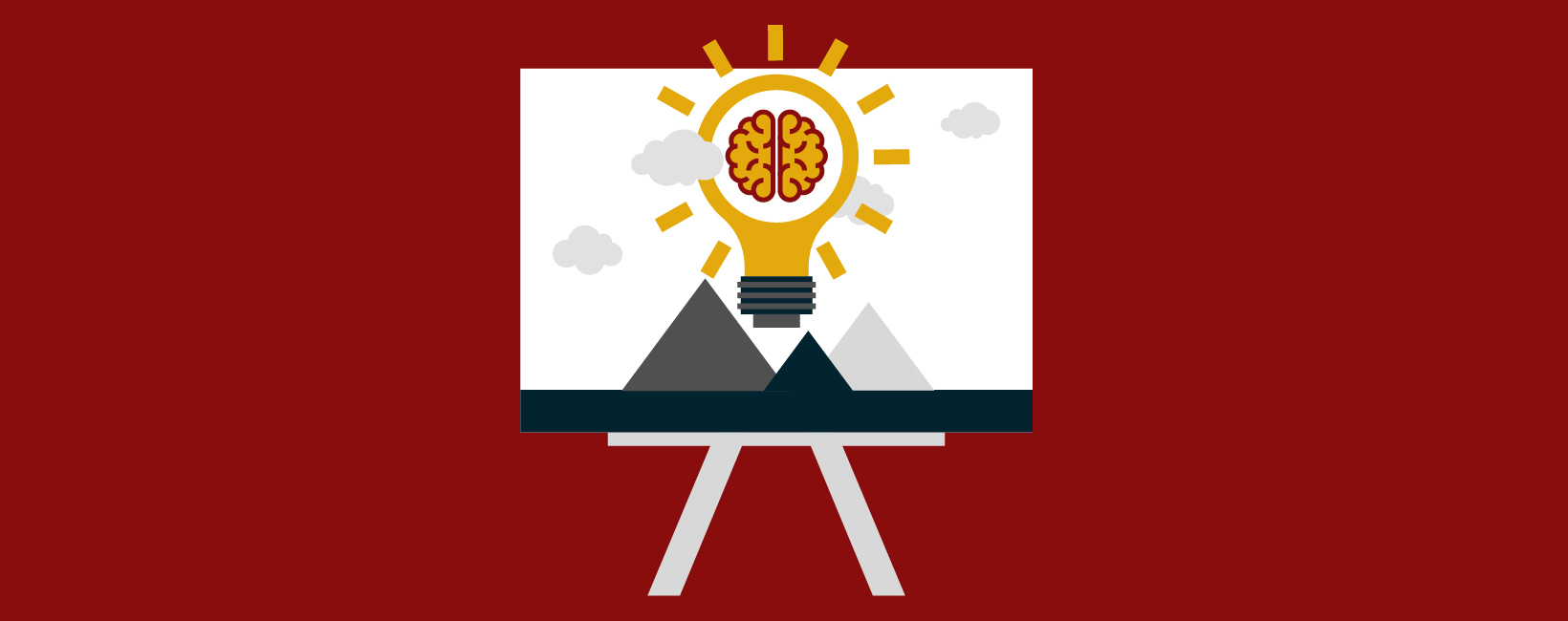 Header image for 'A New Day for Student Search' on a modern background with abstract shapes, highlighting innovative approaches to engaging prospective students.