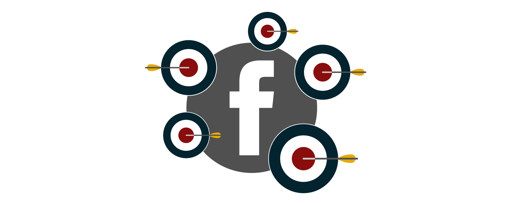 Header image for 'Facebook Targeting' on a modern background with abstract elements, highlighting strategies for audience segmentation and ad optimization on Facebook.
