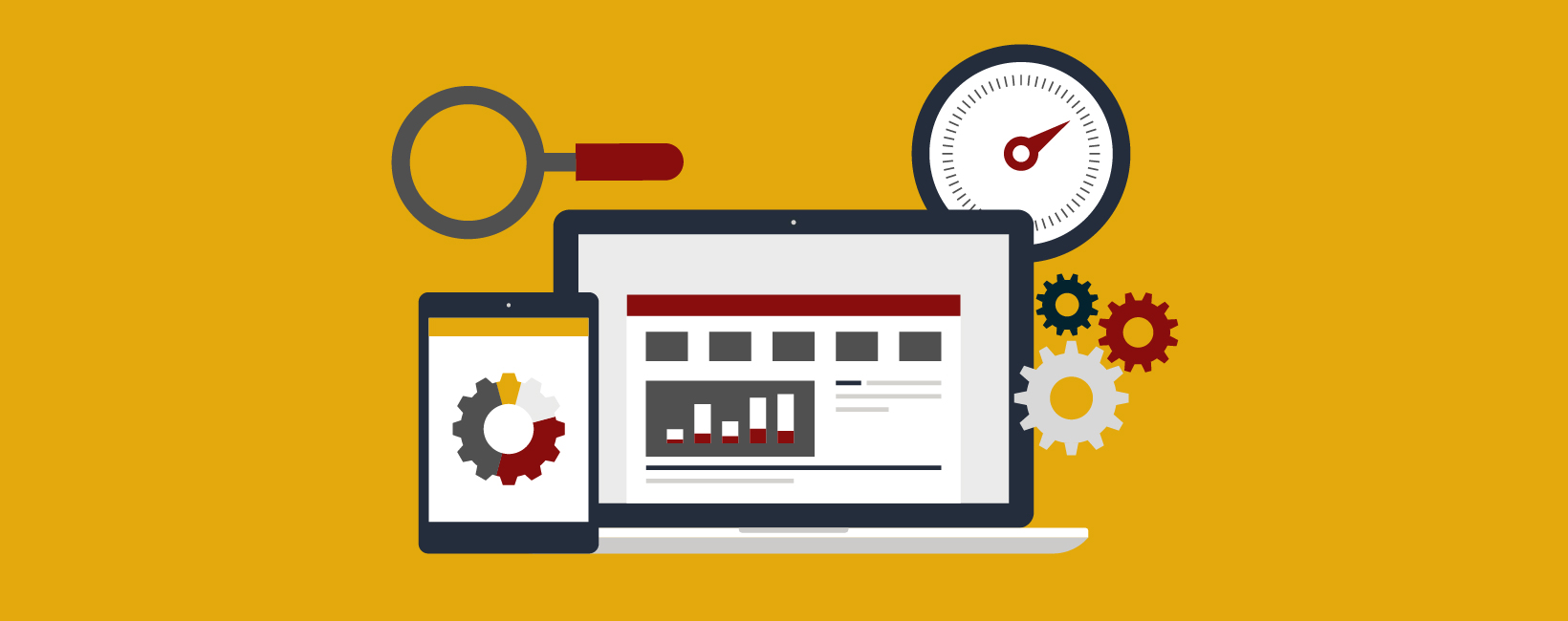 Header image for 'SEO Topic Clusters' on a modern background with abstract shapes, highlighting strategies for improving search engine optimization through content organization.
