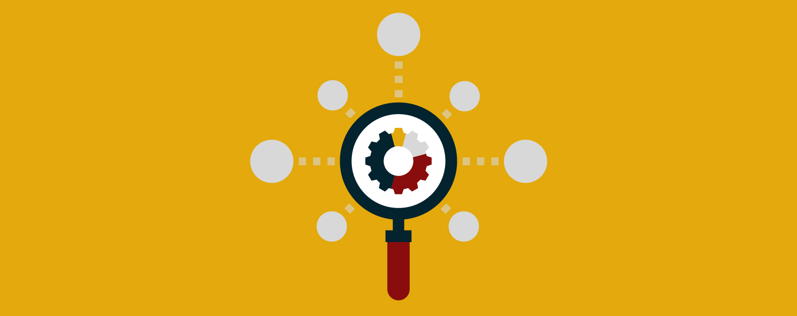 Header image for 'The Power of SEM: SEO + PPC' on a modern background with illustrations, symbolizing digital marketing strategies for search engine optimization and pay-per-click advertising.