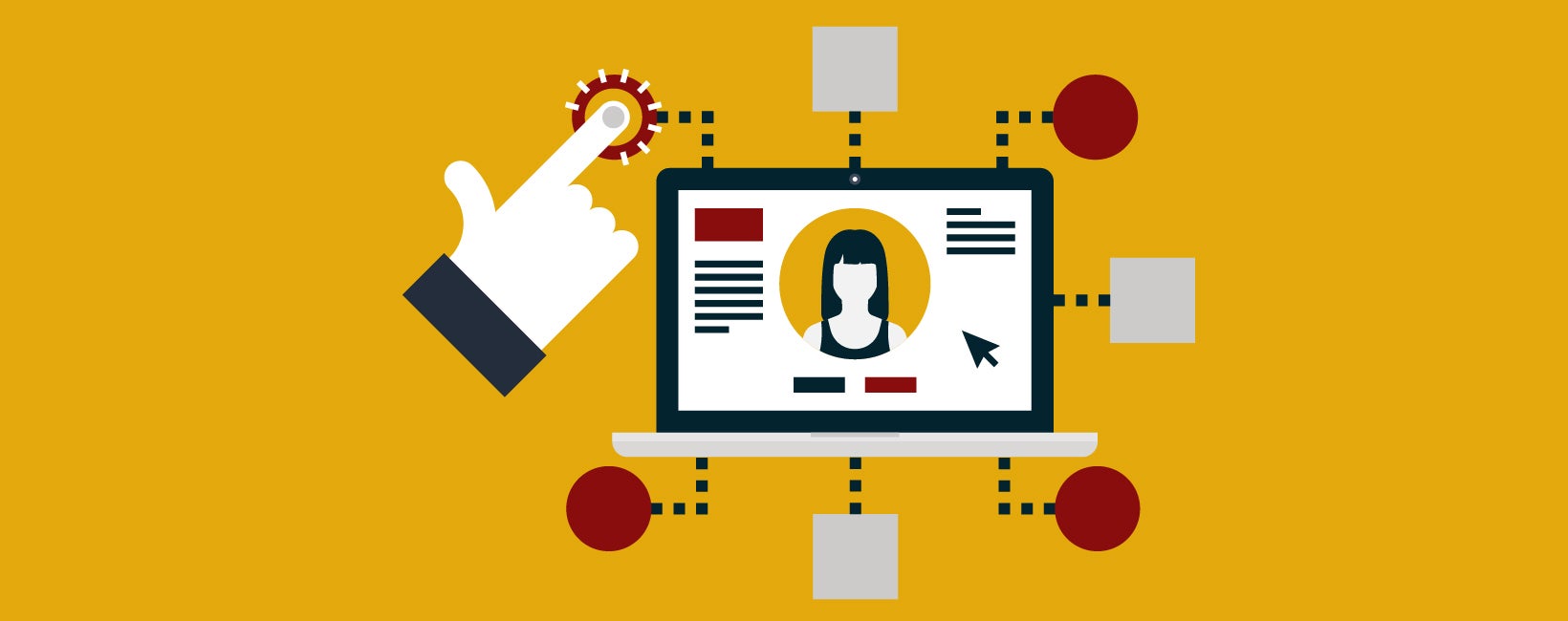 Decorative header image for the blog: "The Importance of Higher Ed CTAs"