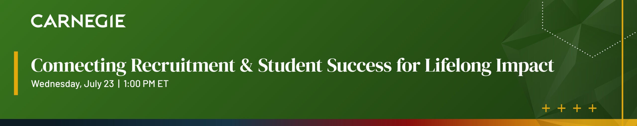 Connecting Recruitment & Student Success for Lifelong Impact