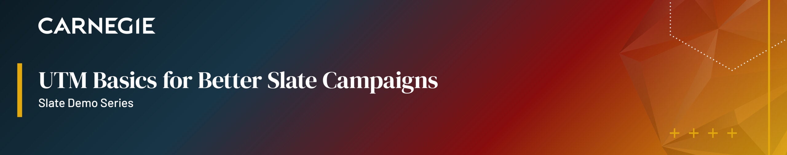 UTM Basics for Better Slate Campaigns