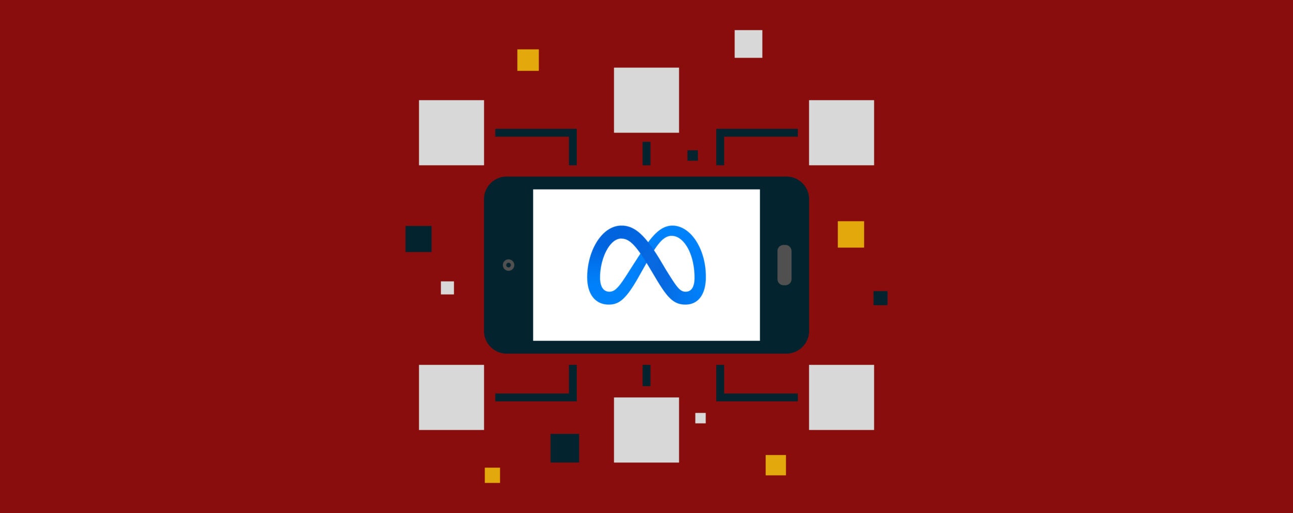 Decorative header illustration for the blog "Boost Authenticity and Reach with Meta’s Existing Posts as Ads Tool"