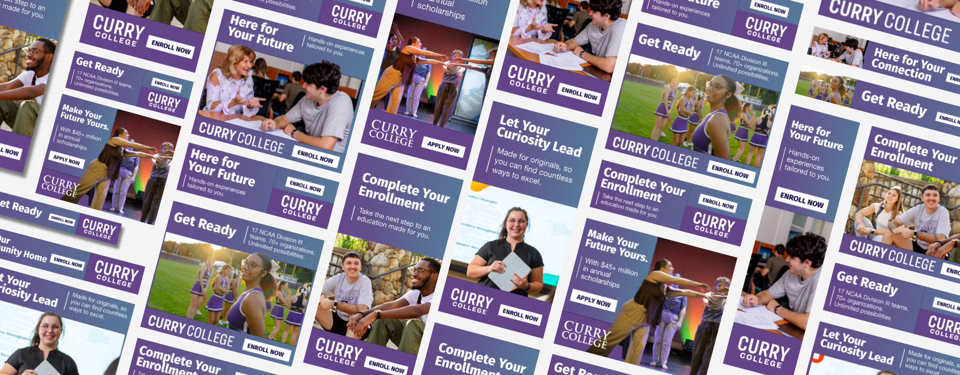 Curry College homepage hero