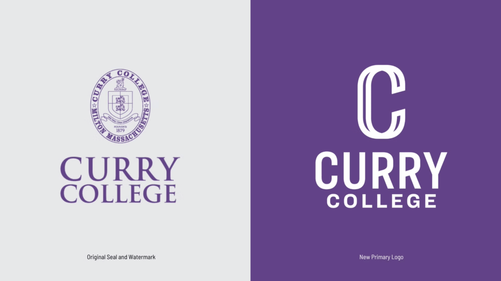 Curry College logo update