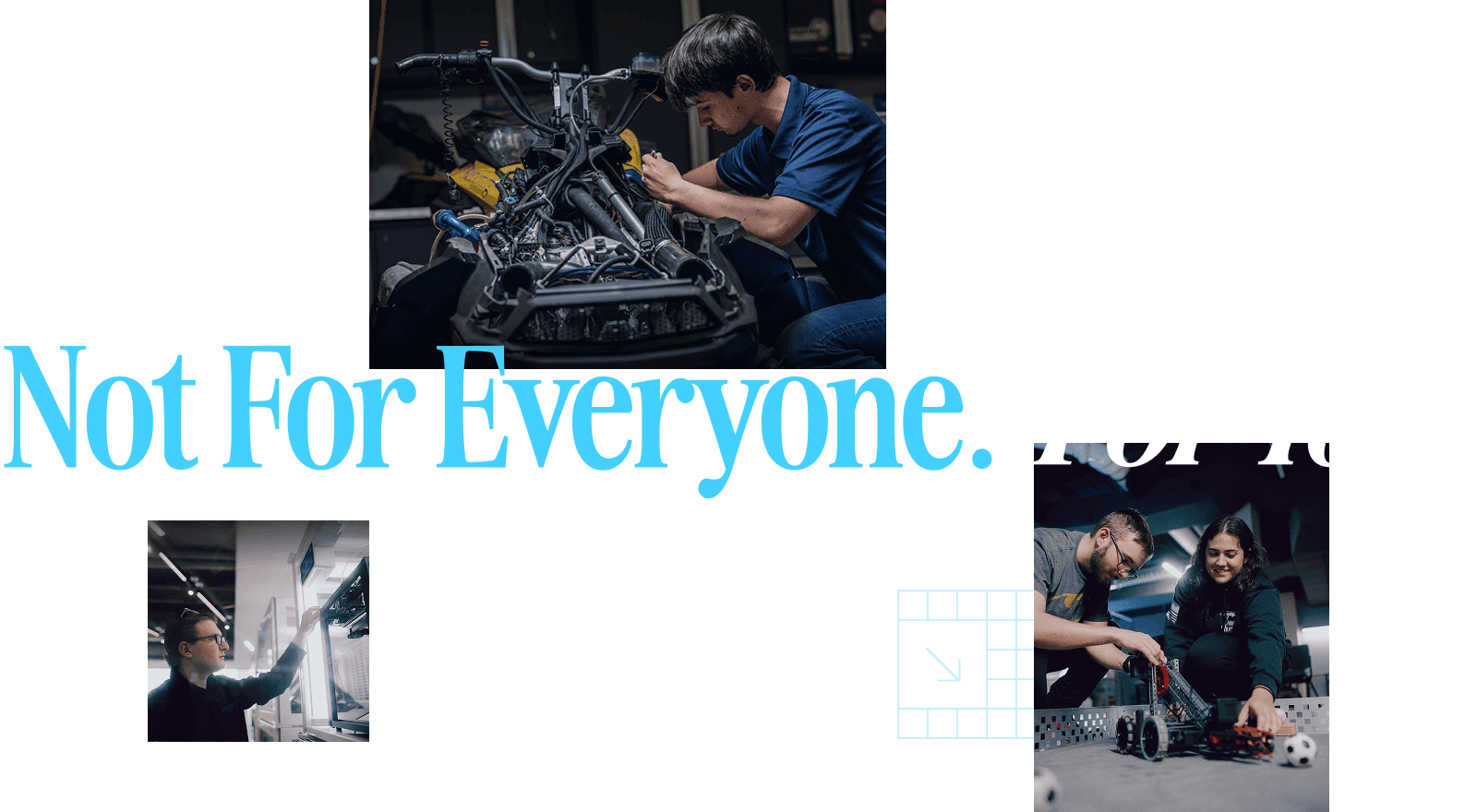 Not for Everyone. For You.